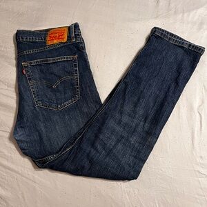 Levi's Men's Dark Indigo Straight Jeans